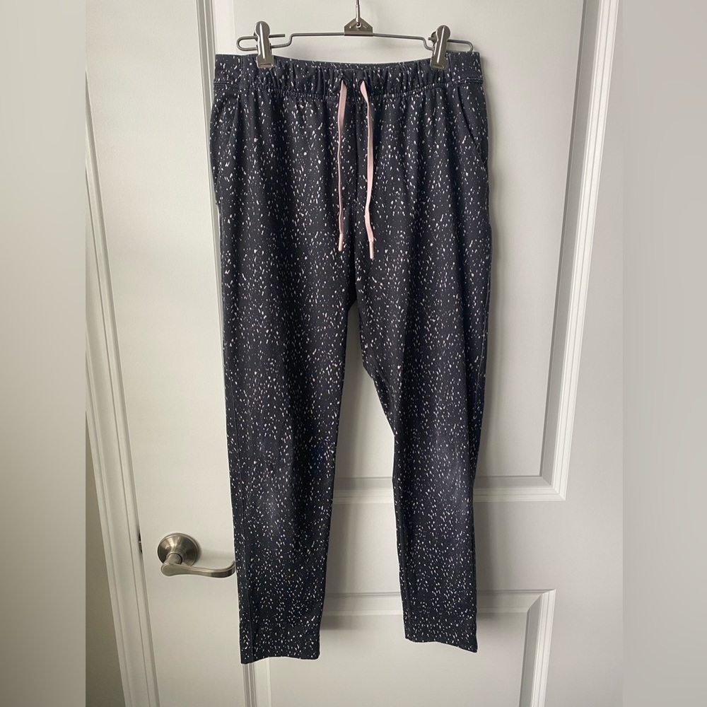 Lululemon Womens 4 City Jogger Black Speckle Butterfly Texture W5J99S